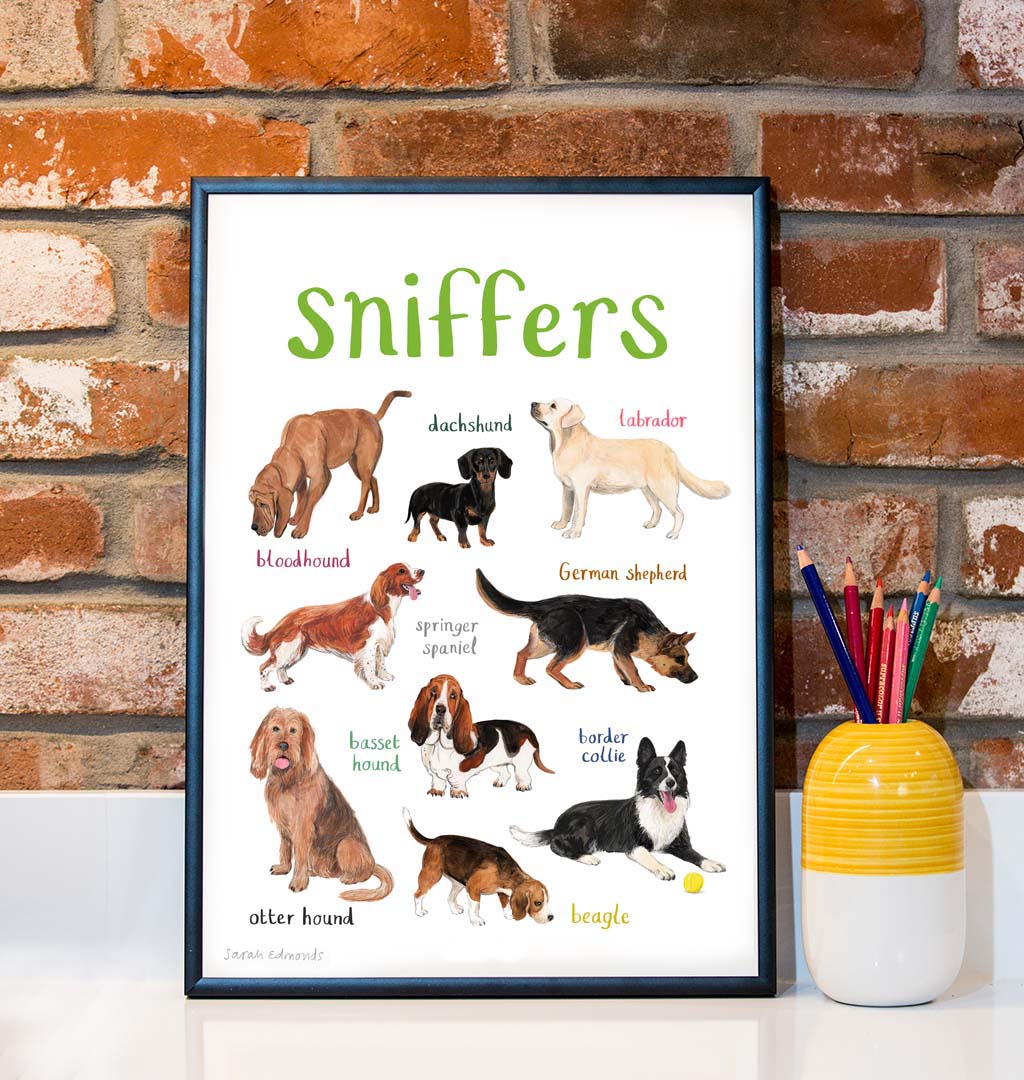 Sniffers Art Print - A4
