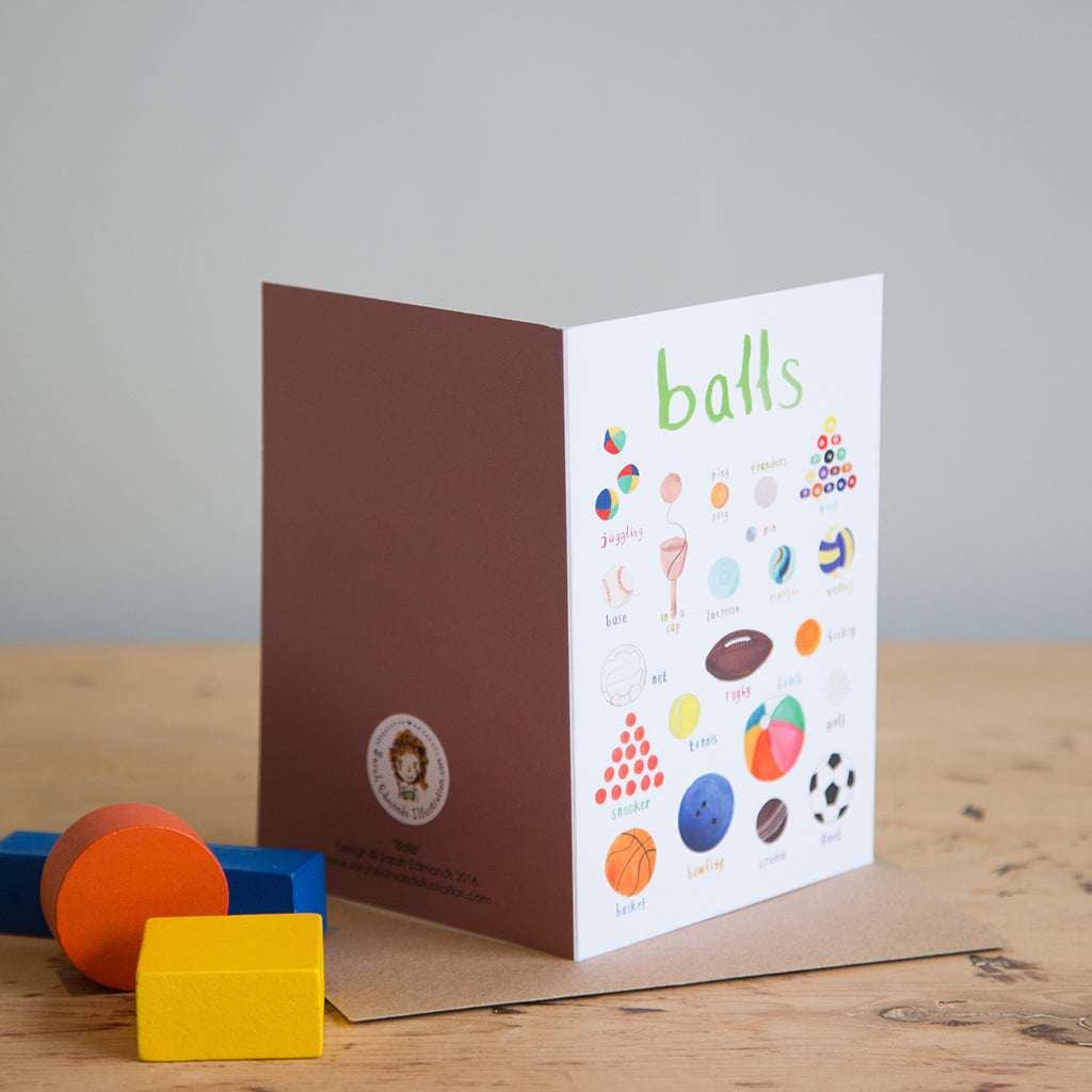 Balls Card