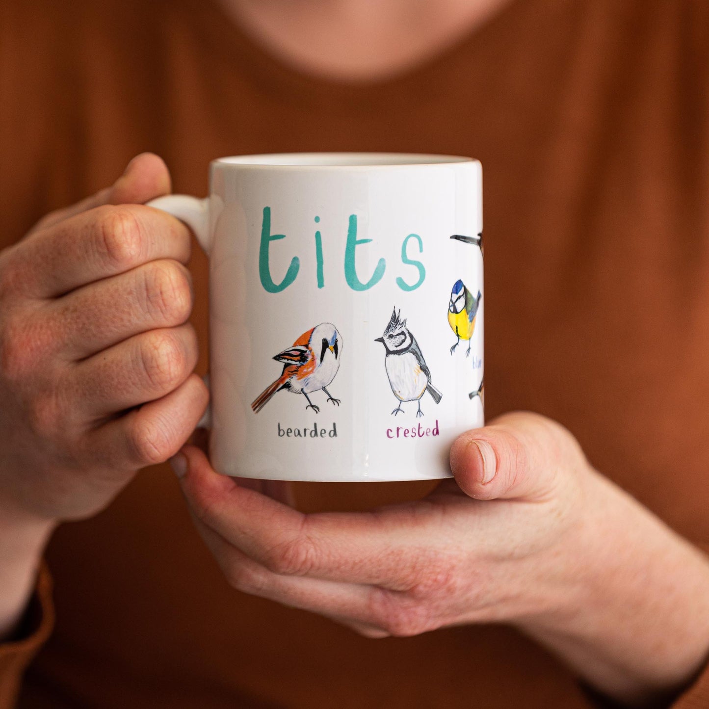 Tits Ceramic Bird Mug