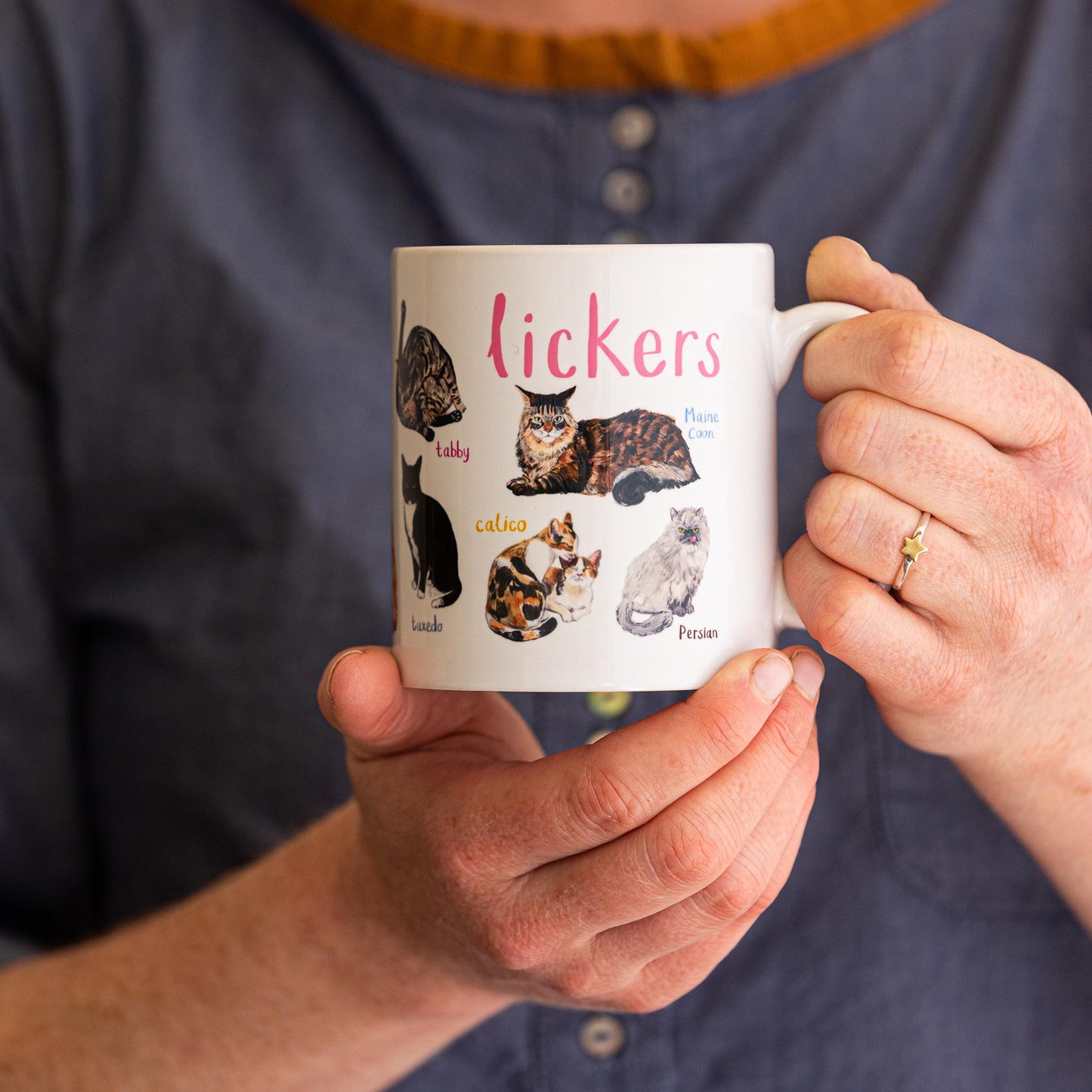 Lickers Ceramic Cat Mug