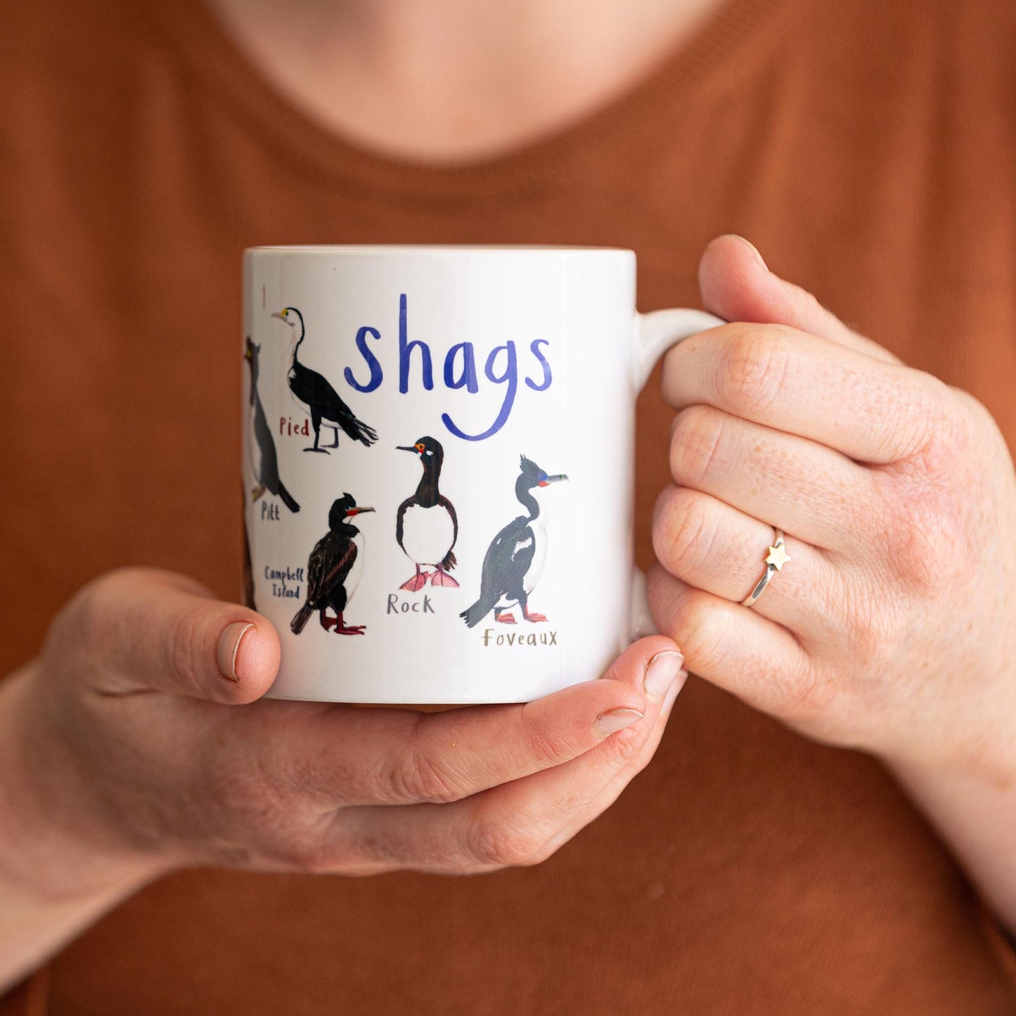 Shags Ceramic Bird Mug