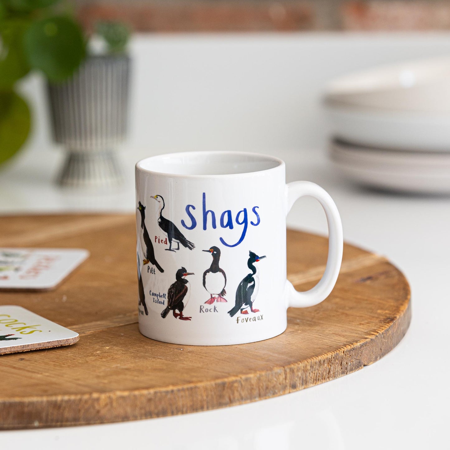 Shags Ceramic Bird Mug