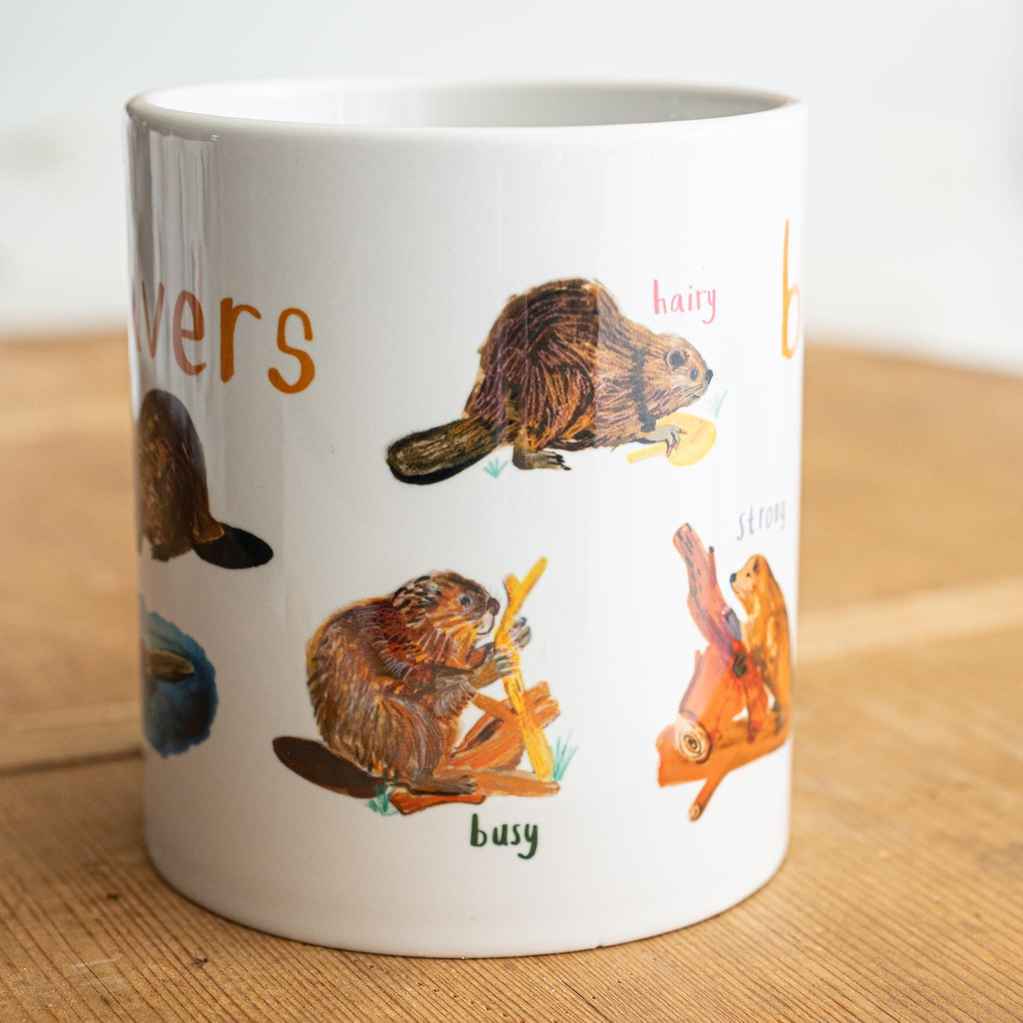Beavers Ceramic Pun Mug