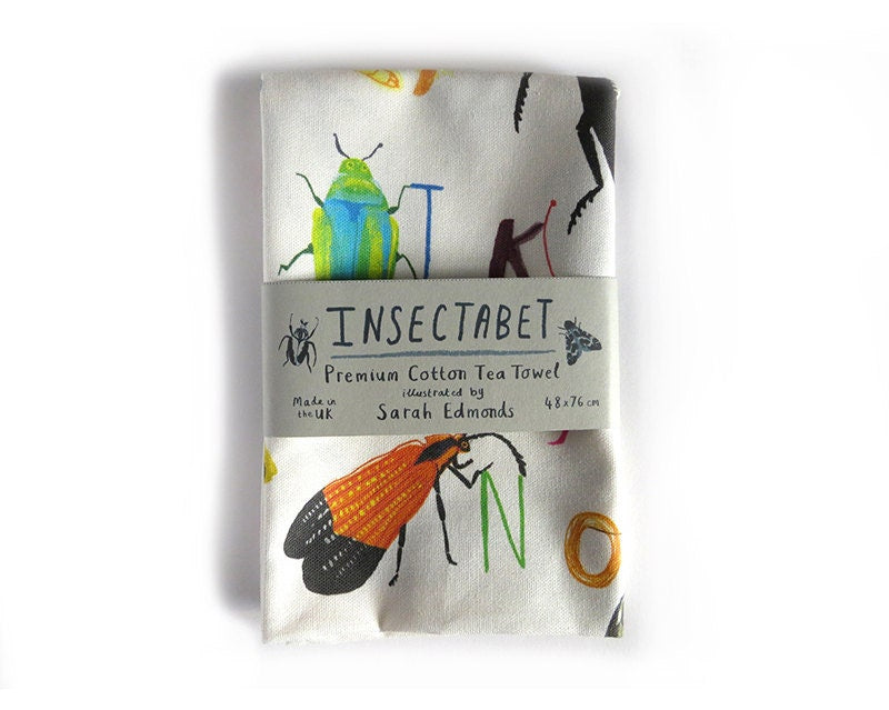 Insectabet Tea Towel