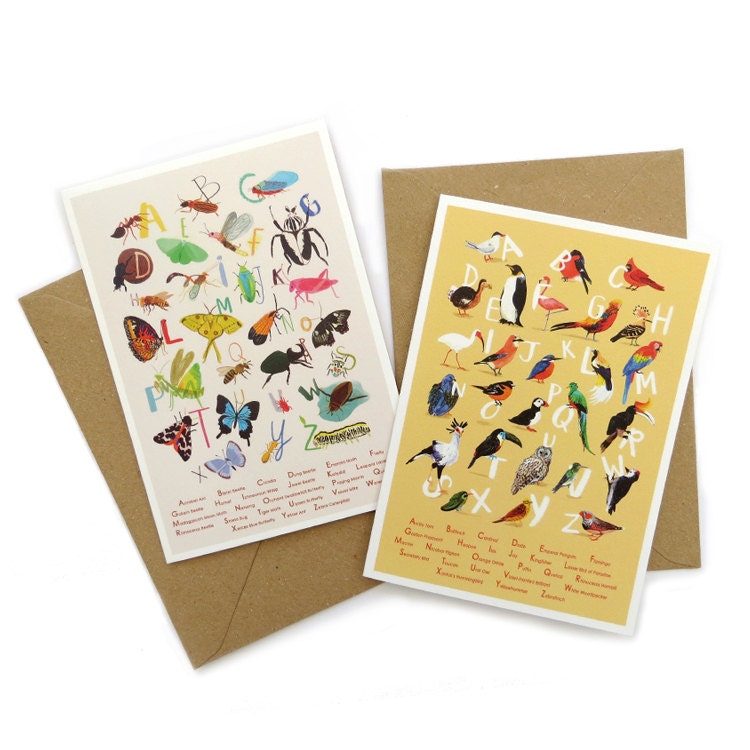 Avian Alphabet Card