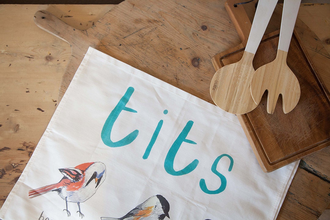 Tits Cotton Tea Towel