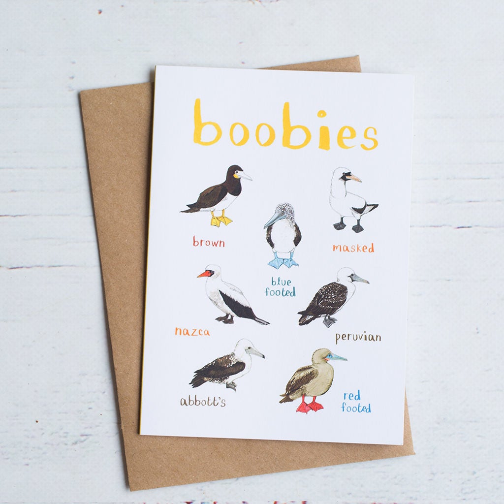 Boobies Card