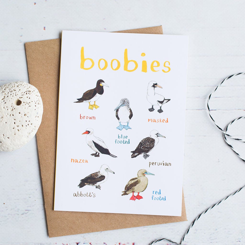 Boobies Card