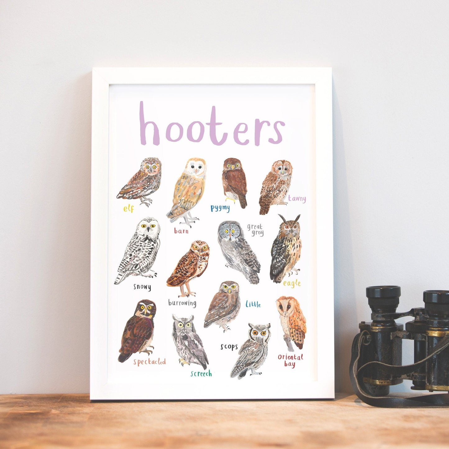 Hooters Art Print - A4