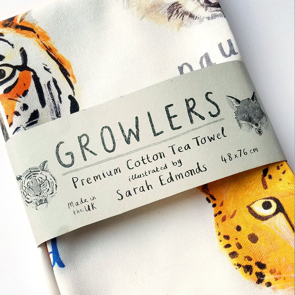 Growlers Cotton Tea Towel