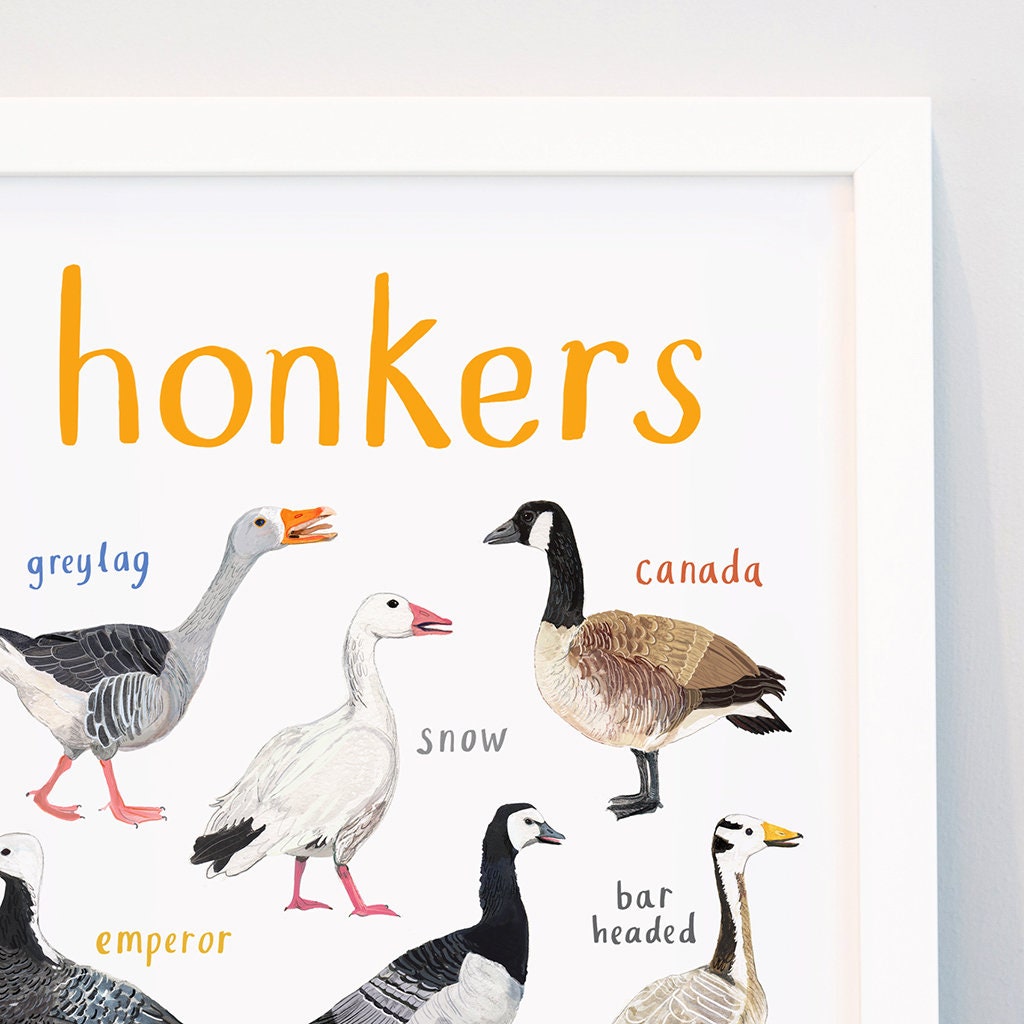 Honkers Art Print - A4