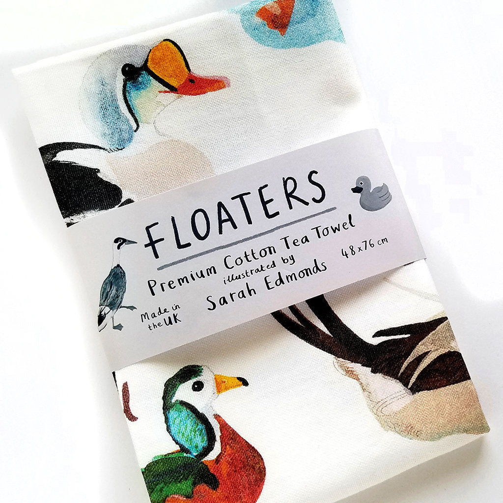 Floaters Cotton Tea Towel