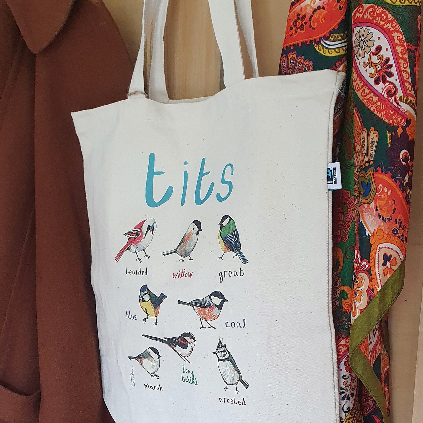 Tits Organic Shopper Bag