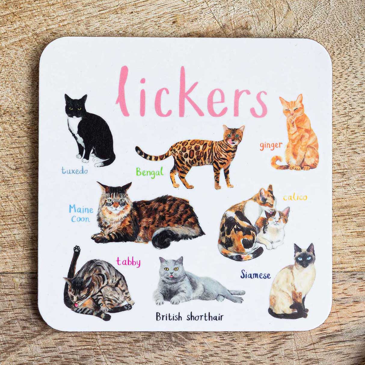 Lickers Cat Coaster