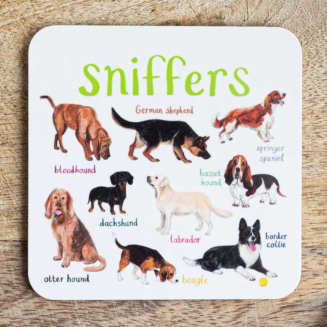 Pair of Lickers and Sniffers Coasters